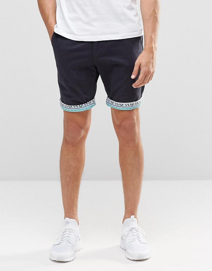 Bellfield Lanikai Chino Shorts - Navy