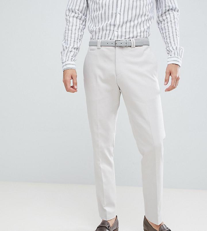 Noak Slim Wedding Suit Pants - Gray