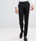 Harry Brown Tall Plain Stretch Slim Suit Pants - Black