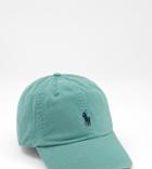 Polo Ralph Lauren Cap In Seafoam Green With Player Logo