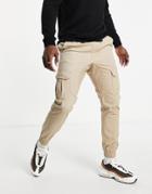 Another Influence Cargo Pants In Stone-neutral