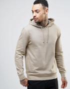 Asos Hoodie In Beige - Tawny