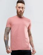 Asos T-shirt In Pink With Crew Neck - Pink