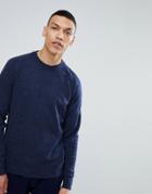 Selected Homme Fleck Knit Sweater - Navy