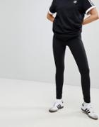 Adidas Originals Trefoil Leggings In Black - Black