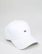 Ellesse Baseball Cap Small Logo - White