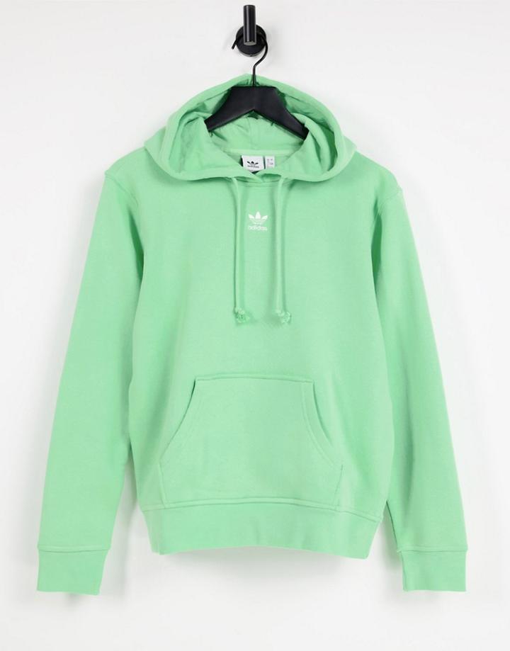 Adidas Originals Essentials Hoodie In Mint-green