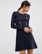 Y.a.s Elina Dress - Navy