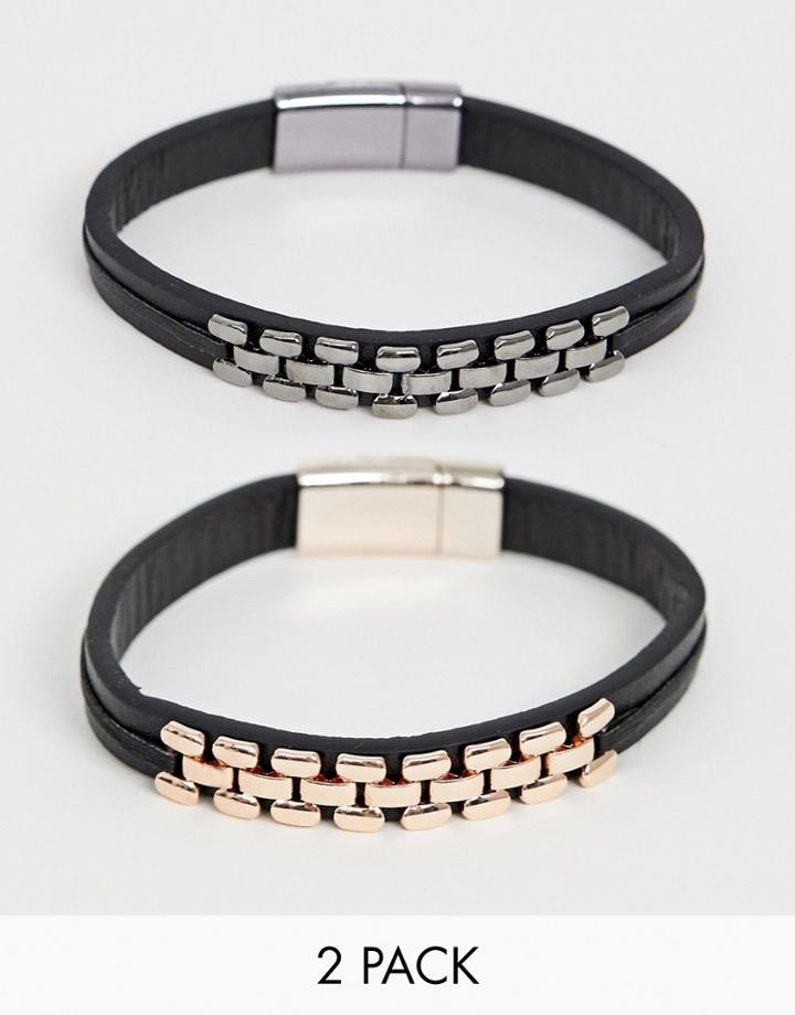 Svnx 2 Pack Bracelet - Black