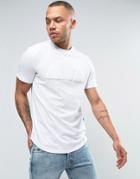 Ellesse Italia T-shirt With Towelling Logo - White