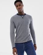 Tommy Hilfiger Crew Neck Logo Sweater - Navy