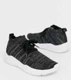Asos Design Wide Fit Discus Sneakers-black