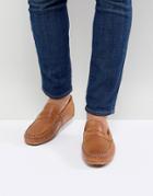 Base London Attwood Leather Loafers In Tan - Tan