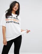 Cheap Monday Flame Logo T-shirt - White