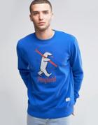 Penfield Ski Bear Crew Sweatshirt Blue - Blue