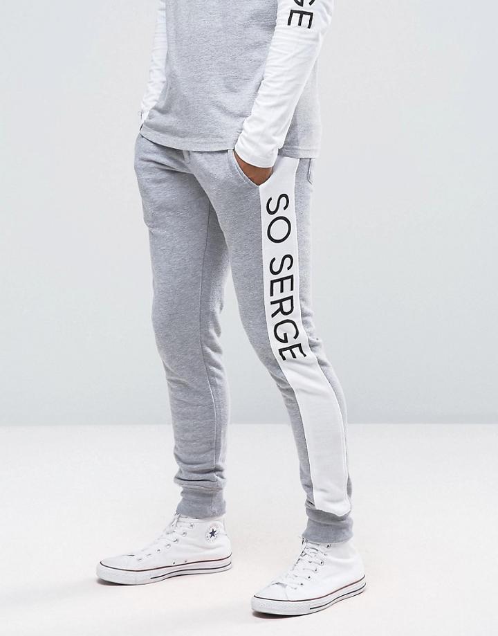 Serge De Nimes So Serge Jogger - Gray