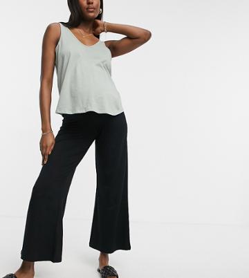 Gebe Maternity Wide Leg Pants In Black