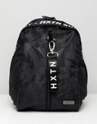 Hxtn Supply Ivy Backpack In Camo - Black