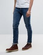 Nudie Jeans Co Grim Tim Jean Shaded Blue Wash - Blue