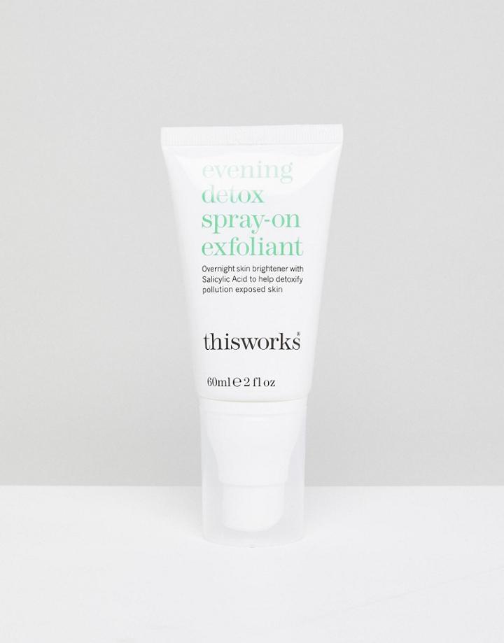 This Works Evening Detox Spray-on Exfoliant 60ml - Clear