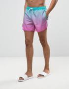 Wetts Dip Dye Swim Shorts - Pink