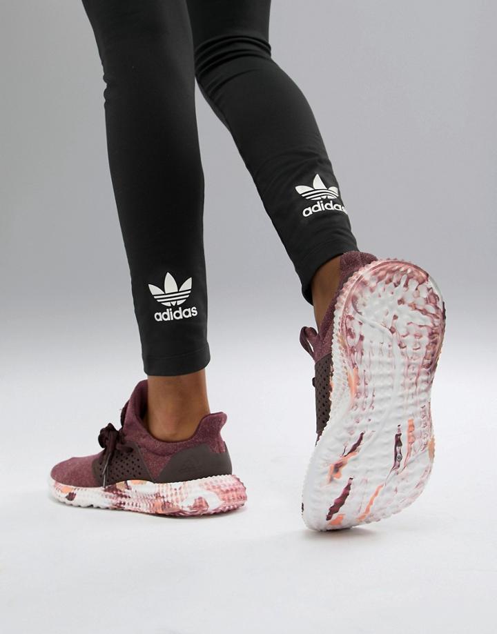 Adidas Training Athletics Sneakers In Burgundy - Purple