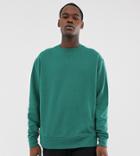 Collusion Tall Sweatshirt In Dark Green