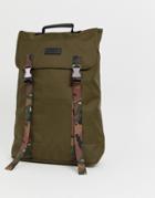 Consigned Clip Backpack In Khaki - Green