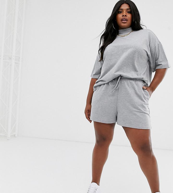 Asos Design T-shirt With Dobby Ruched Sleeve-white