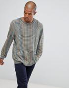 Asos Rainbow Striped Sweater - Multi