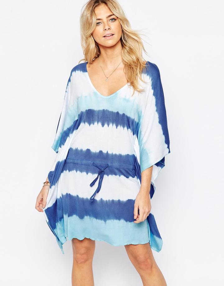 Lepel Riviera Tie Dye Beach Caftan - Stripe