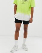 Asos Design Jersey Runner Short In Black