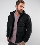 Nicce London Puffer Jacket In Black With Hood Exclusive To Asos - Black