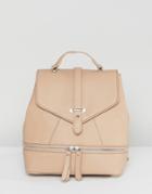 Yoki Backpack With Bottom Zip Compartment - Beige