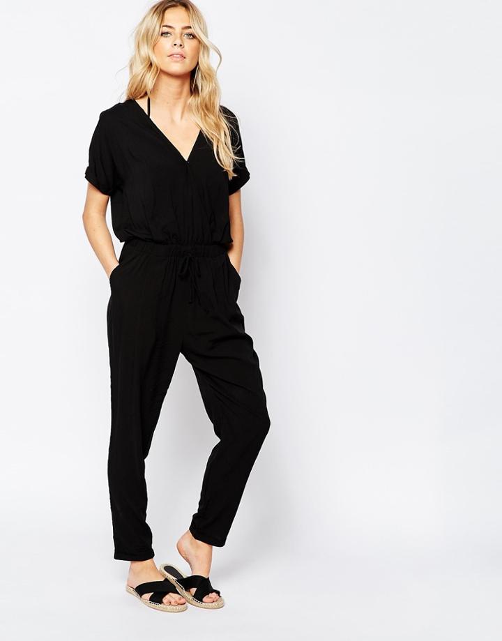 Seafolly Zone Beach Jumpsuit - Black