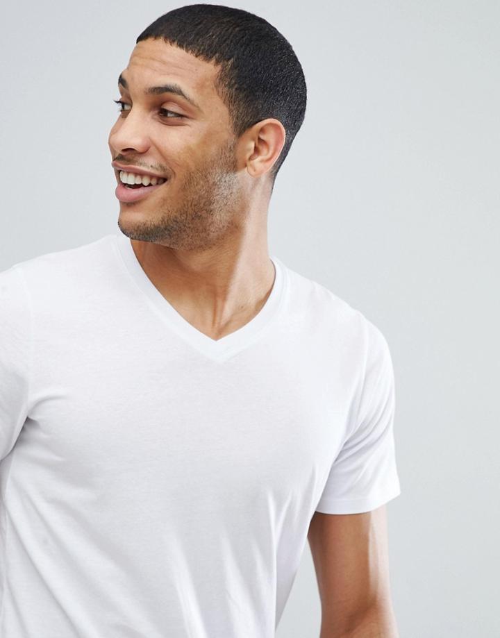Jack & Jones Essentials V-neck T-shirt - White