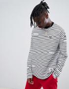 Aape By A Bathing Ape Long Sleeve T-shirt With Stripes - Black