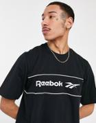 Reebok Cl F Linear T-shirt In Black
