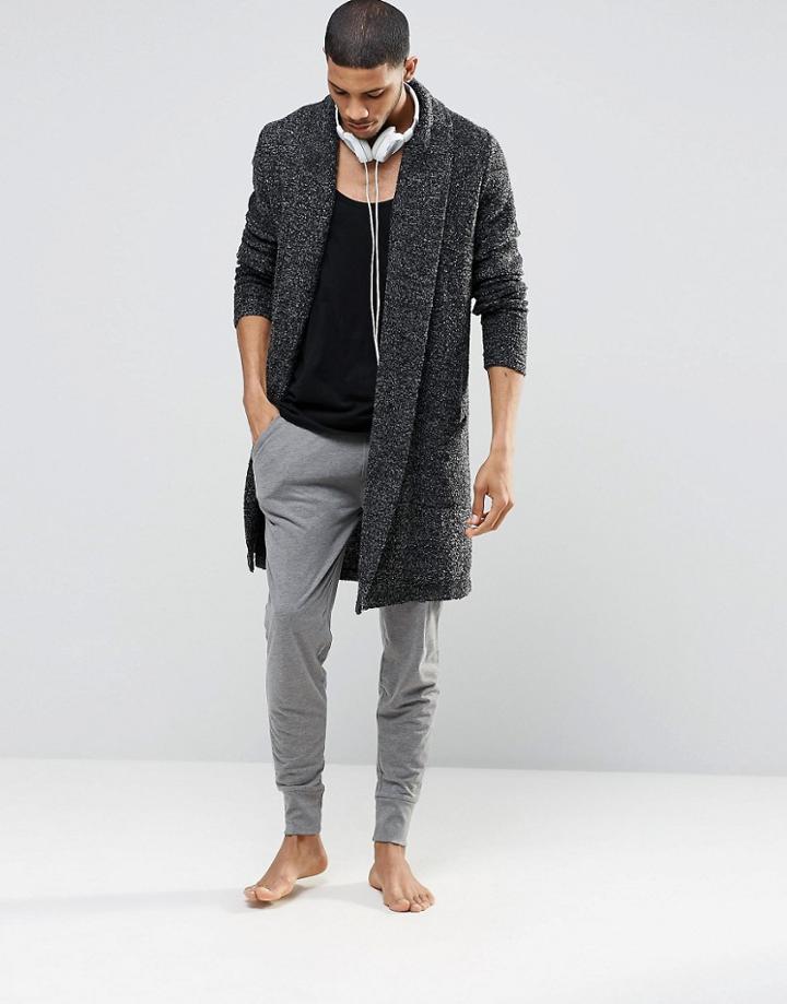 Selected Cuffed Ankle Joggers - Gray