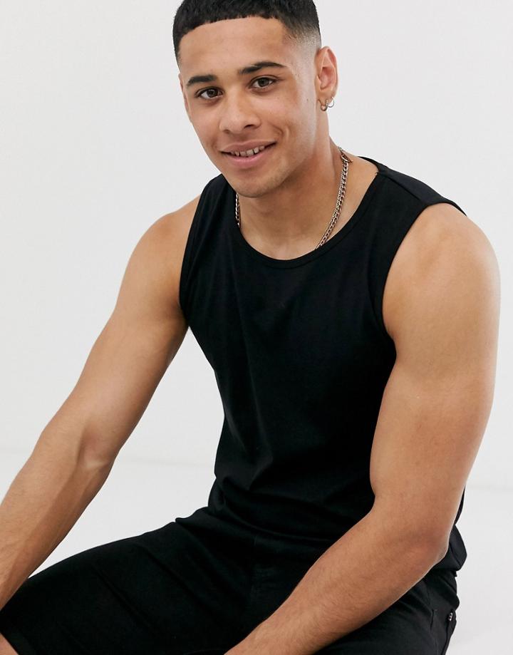 Esprit Organic Tank In Black