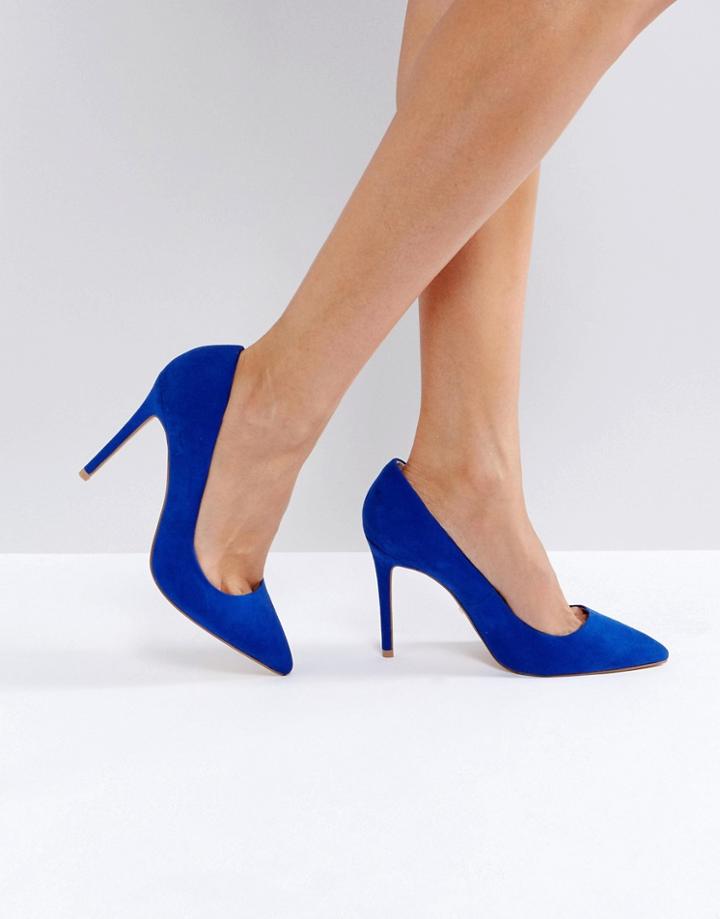 Faith Chloe Pointed Pumps - Blue