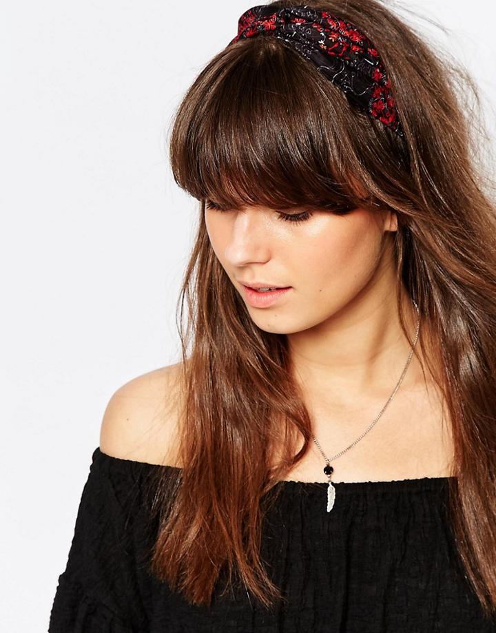 Pieces Paisley Headband - Picante