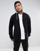 Asos Oversized Hooded Shirt - Black