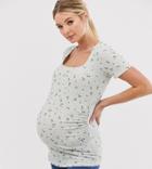 New Look Maternity Tee In Floral Print