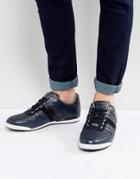 Boss Green By Hugo Boss Leather And Rubber Sneakers Navy - Navy