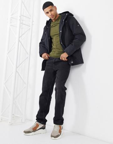 Fat Moose Sailor Hooded Jacket-black