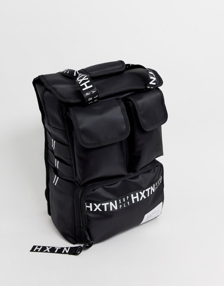Hxtn Supply Utility Backpack In Black - Black