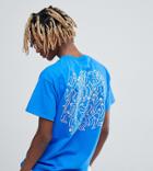 Crooked Tongues X Lucas Beaufort T-shirt With Abstract Print In Blue - Blue