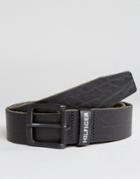Tommy Hilfiger Original Logo Leather Belt Black - Brown