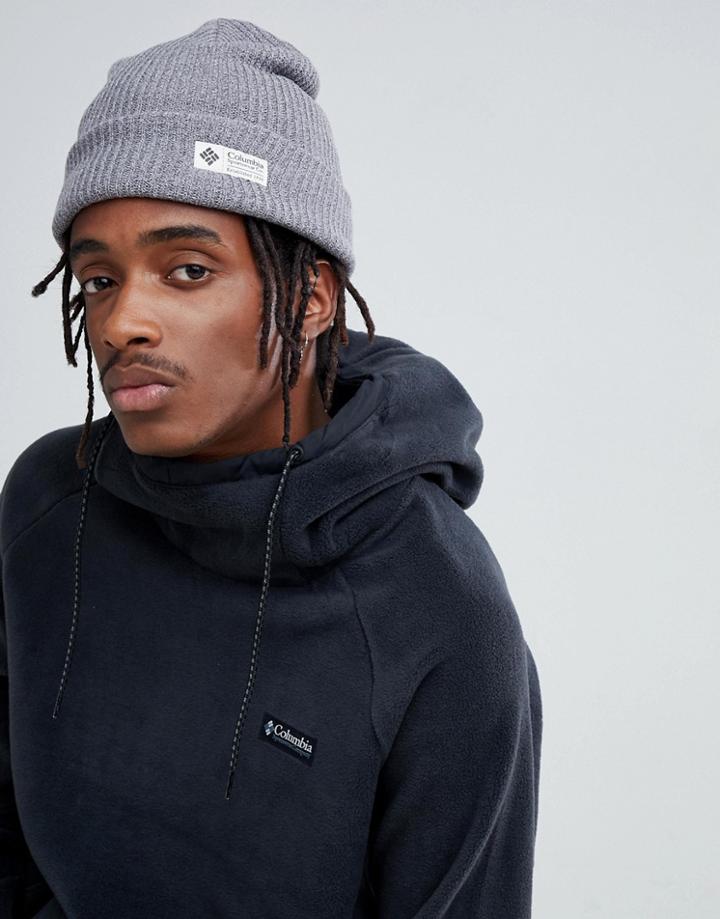 Columbia Lost Lager Beanie In Gray - Gray
